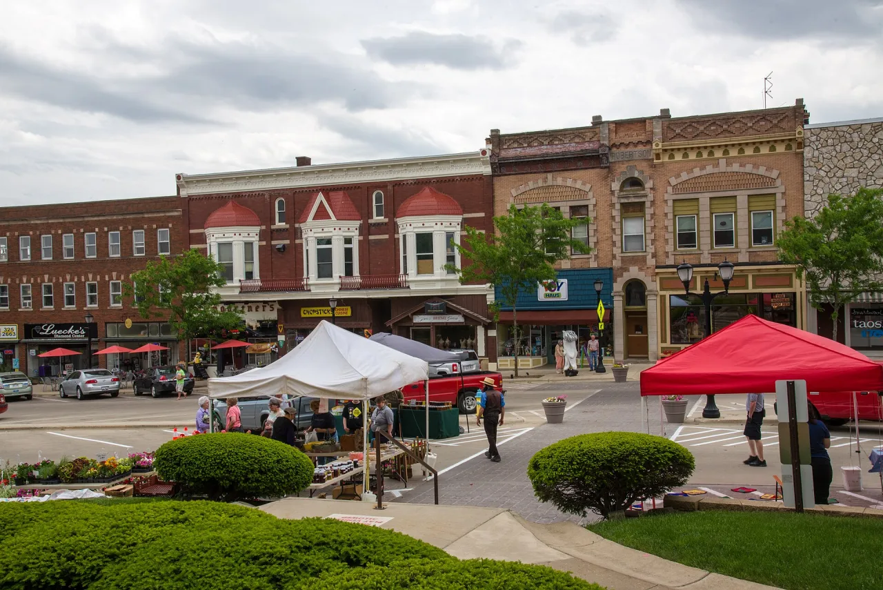 Downtown Monroe, Wisconsin